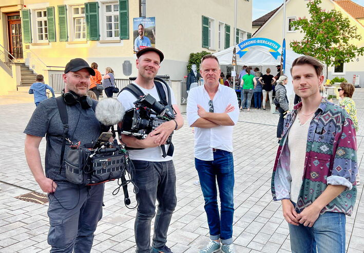Diakonie-Biergarten auf dem Saalplatz in Korntal